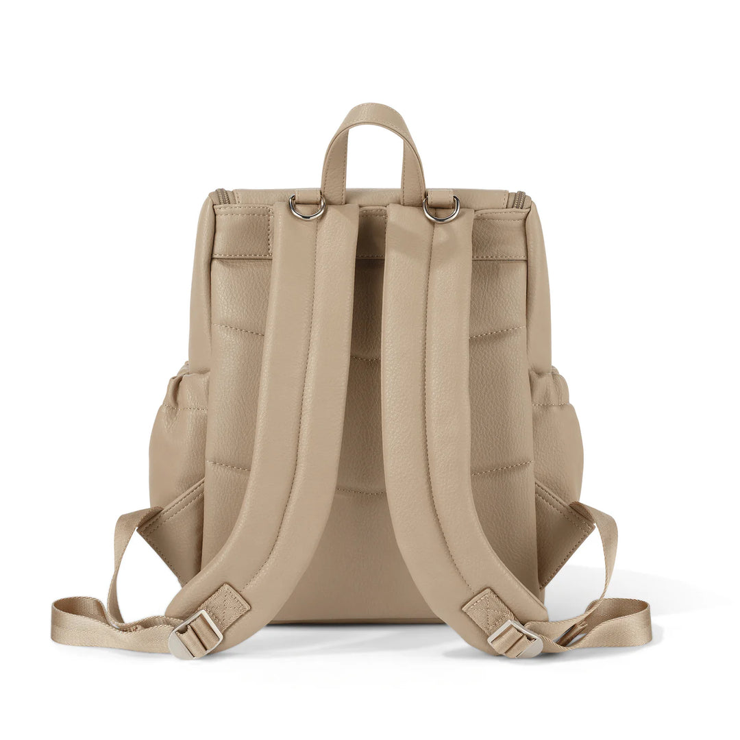 OiOi Signature Mini Backpack 2.0 - Oat Vegan Leather