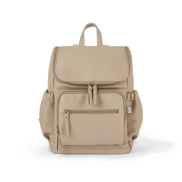 OiOi Signature Mini Backpack 2.0 - Oat Vegan Leather