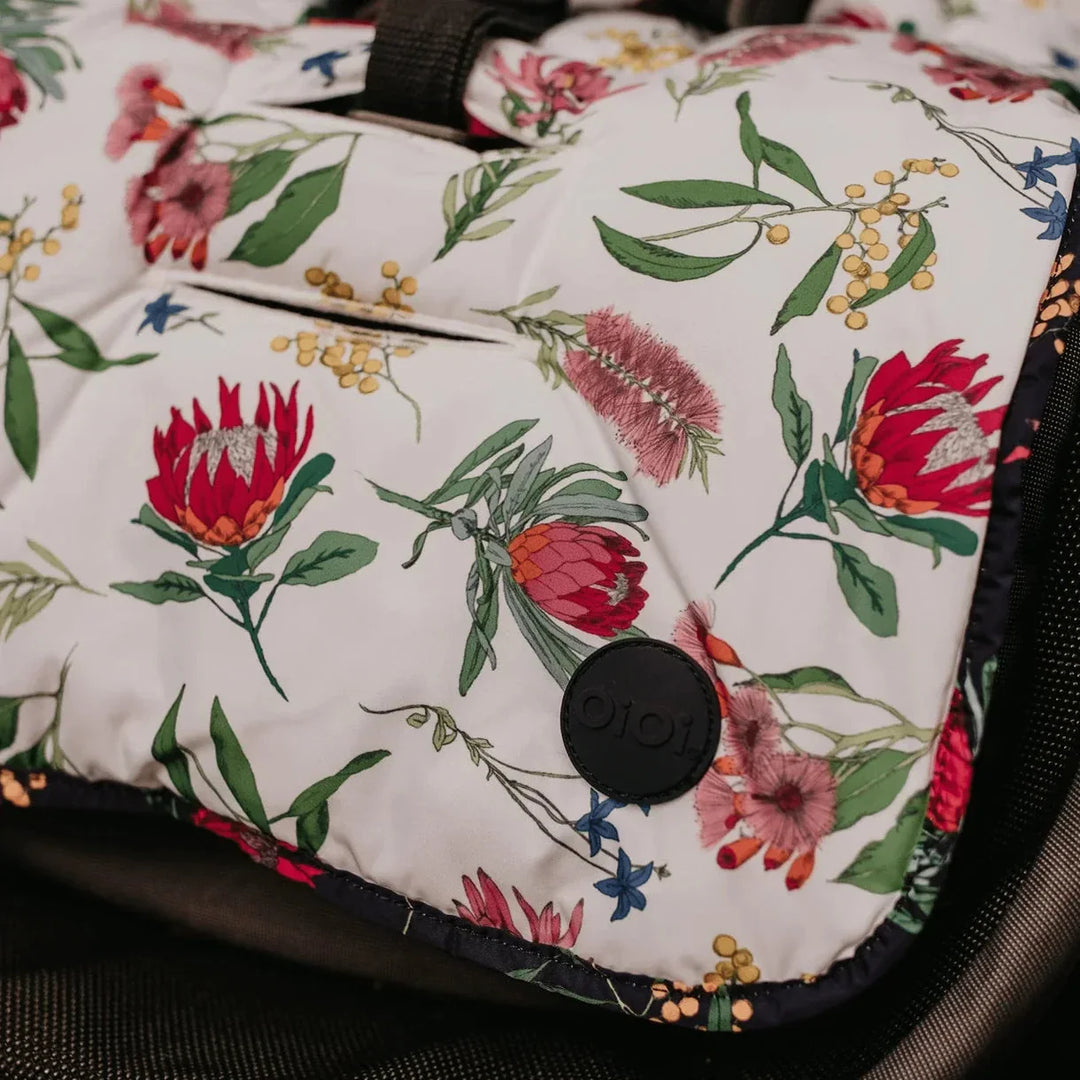 OiOi Reversible Pram Liner - Botanical