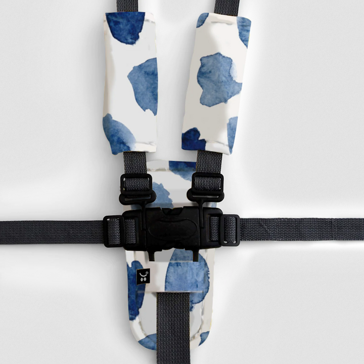 Outlookbaby 3 Piece Harness Cover Set Indigo Rain