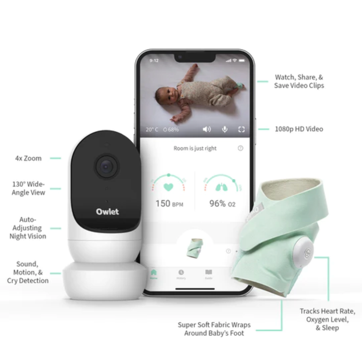 Owlet Monitor DUO 2 - Smart Sock 3 & Cam 2