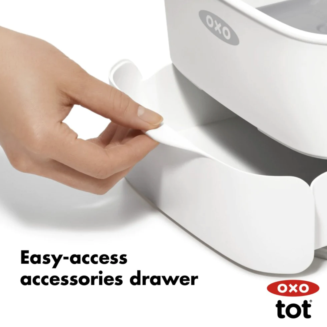 OXO Tot Diaper Caddy with Changing Mat - Grey