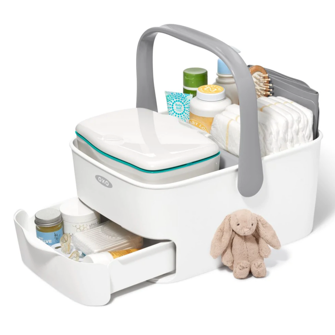 OXO Tot Diaper Caddy with Changing Mat - Grey
