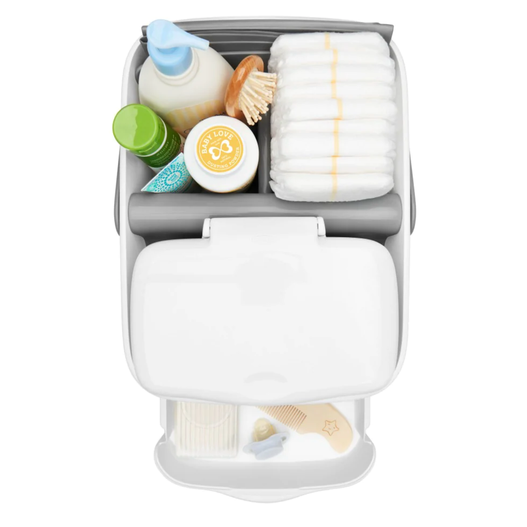 OXO Tot Diaper Caddy with Changing Mat - Grey