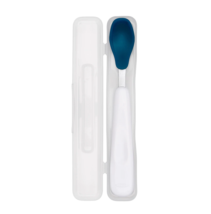 OXO Tot On-The-Go Feeding Spoon - Navy