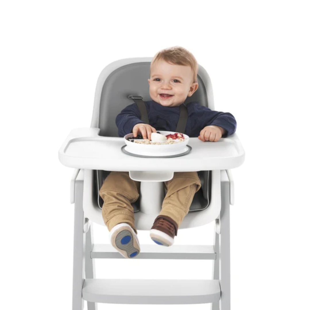 OXO TOT STICK & STAY DIVIDED PLATE Grey