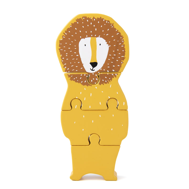 Trixie Wooden body puzzle-Mr. Lion-18 cm x 10 cm x 2cm