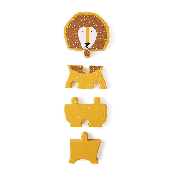 Trixie Wooden body puzzle-Mr. Lion-18 cm x 10 cm x 2cm