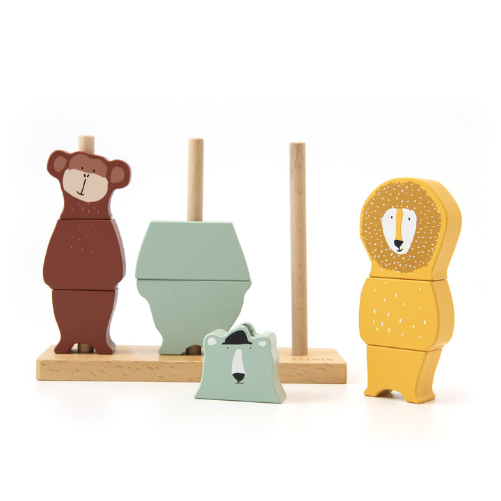 Trixie Wooden animal puzzle stacker - 14 cm x 18 cm x 6cm