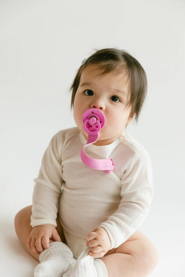BIBS Pacifier Clip Loop - Bubblegum