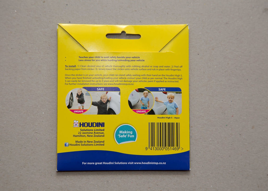 Houdini High 5 Sticker Twin Pack-Aqua