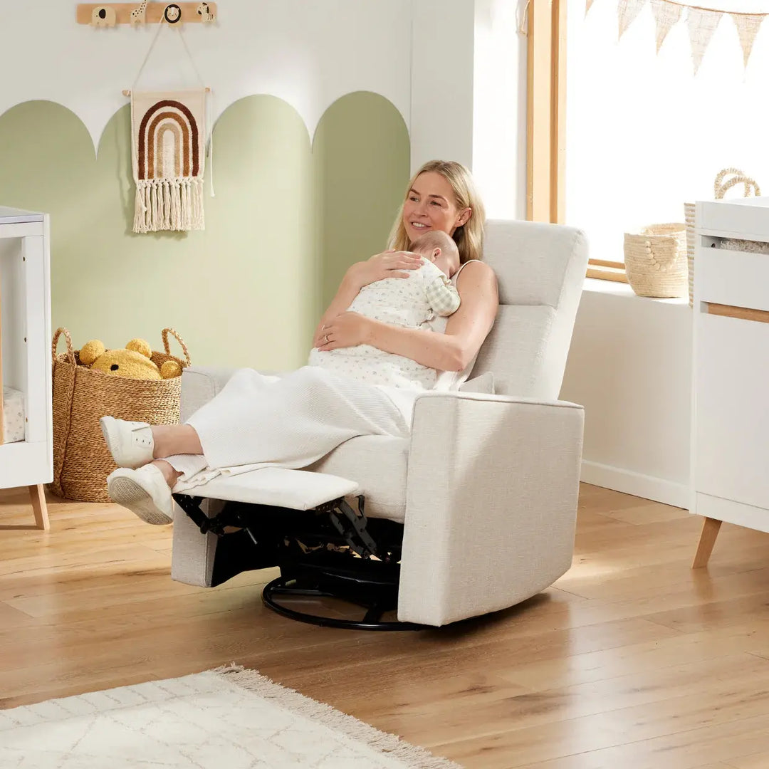 Il Tutto Paige Recliner Glider Chair - Egg Shell