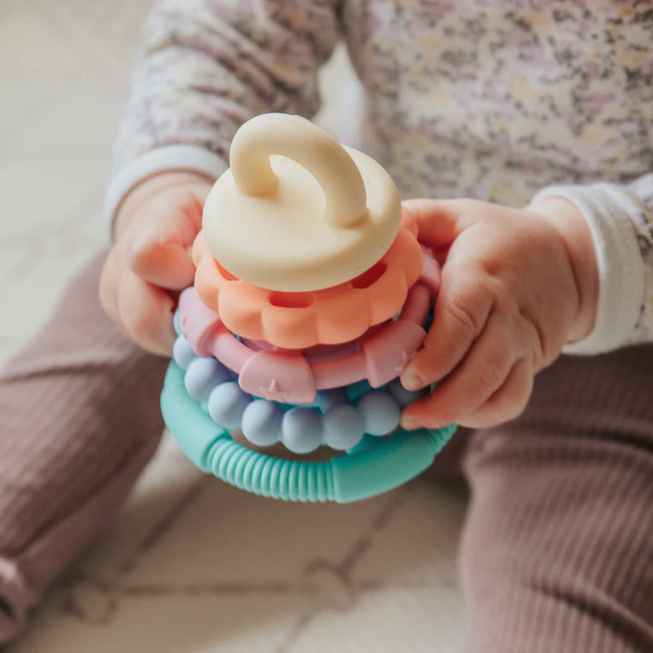 Jellystone Designs RAINBOW STACKER TEETHER & TOY - Gelato