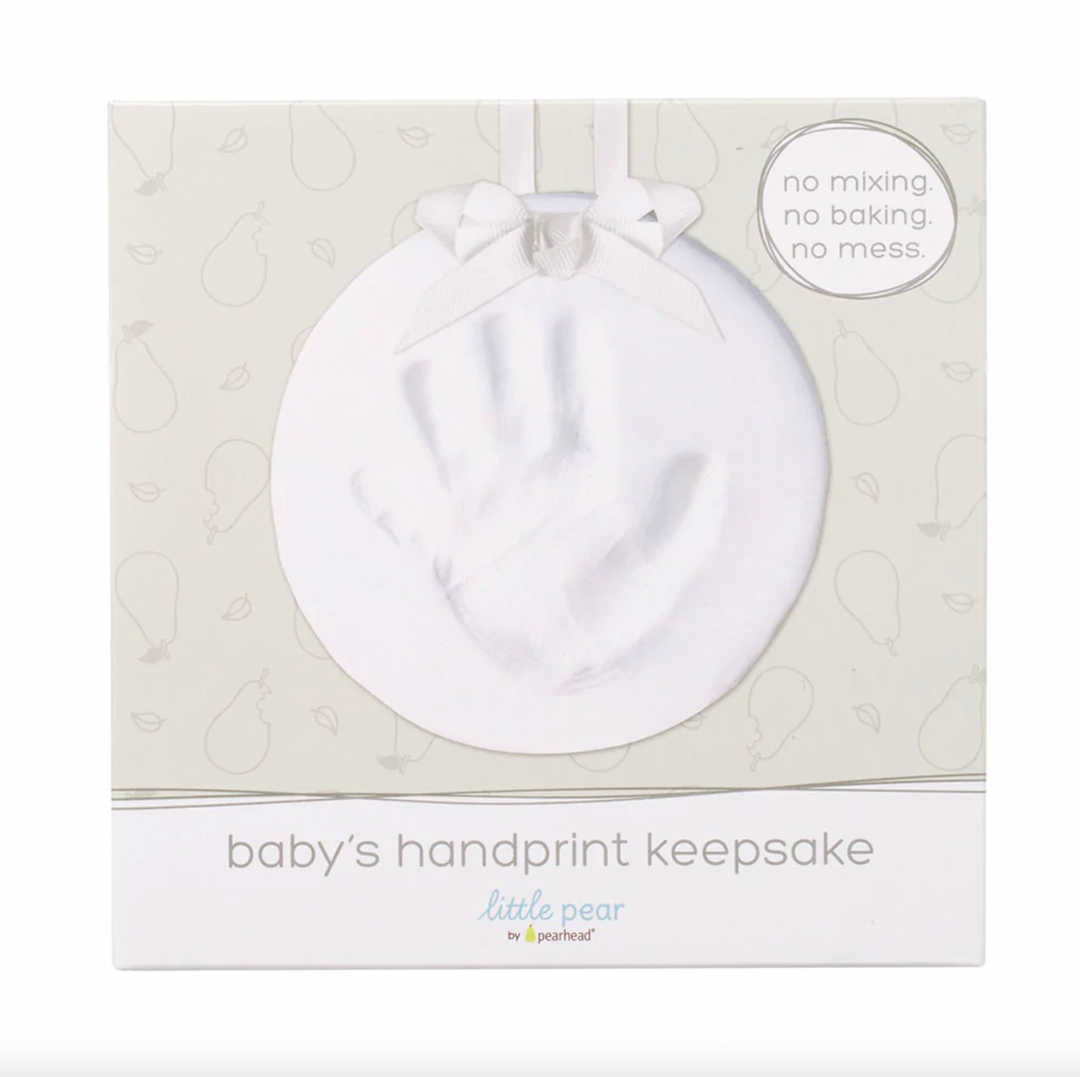 LITTLE PEAR BABY PRINT HANGING KEEPSAKE