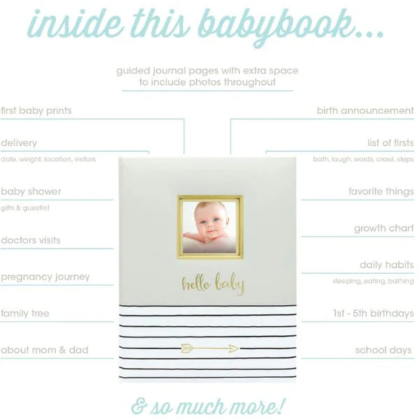 PEARHEAD BABYBOOK - HELLO BABY