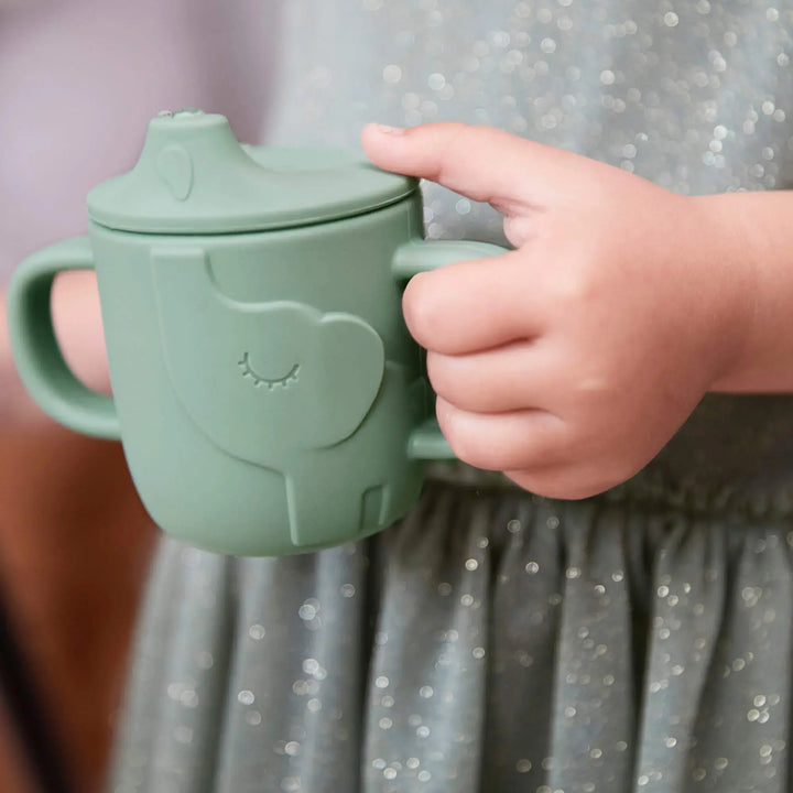 Done by deer Peekaboo spout cup Elphee Green