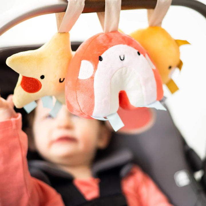 PEARHEAD STROLLER TOY SET OF 3 - RAINBOW