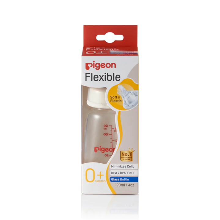 Pigeon Flexible™ Bottle (GLASS) 120ml