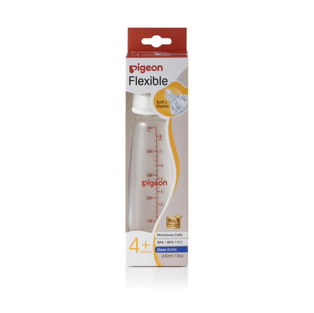 Pigeon Flexible™ Bottle (GLASS) 240ml