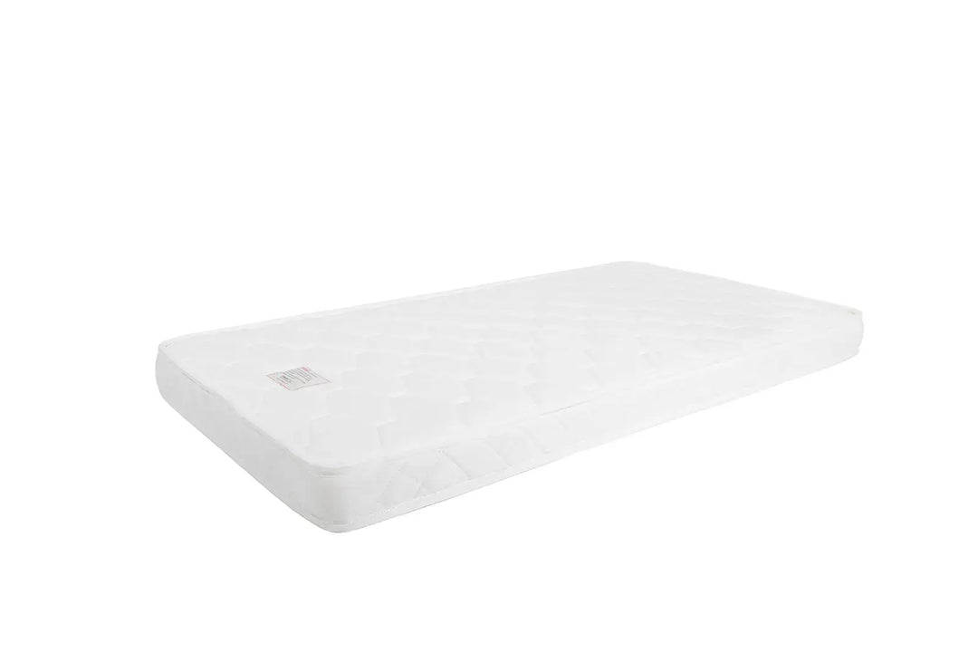 Troll Sun Cot 140cm x 70cm - Whitewash + Pixie Mattress