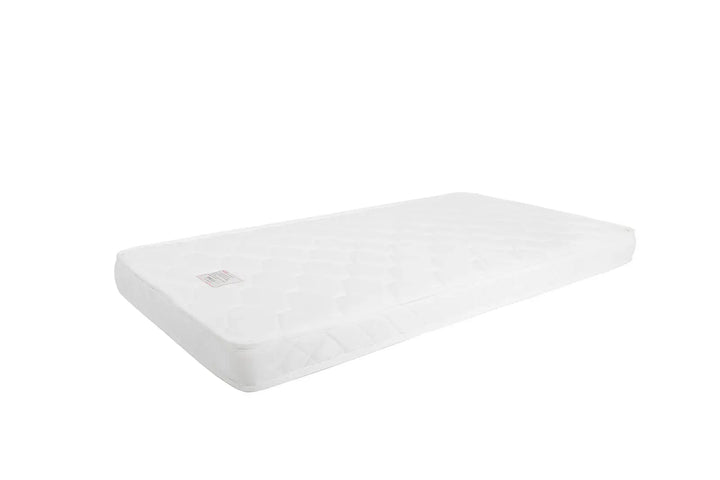 Troll Sun Cot 140cm x 70cm - Whitewash + Pixie Mattress