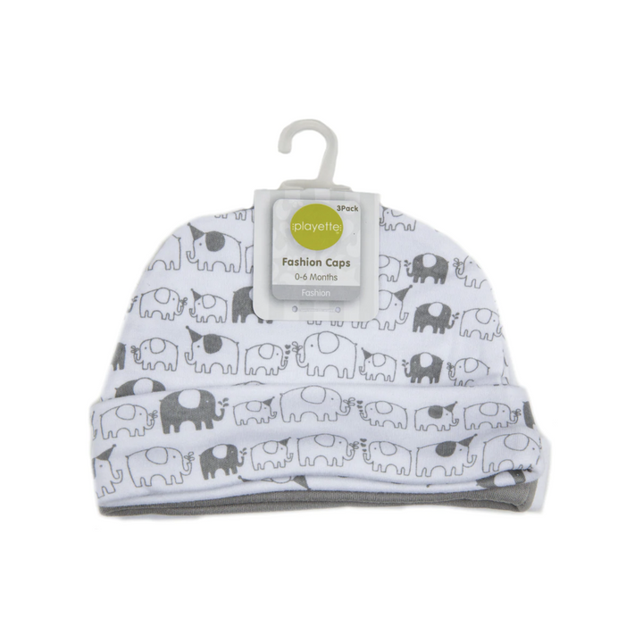 Playette 3 pack Fashion Caps - Elephant(1341112)