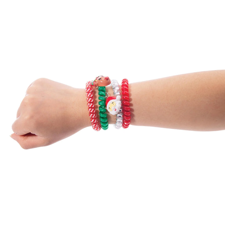Discovery Zone Festive Spiral Hair Ties - Assorted