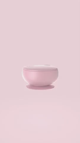 B.box  Silicone Bowl + Lid - blush
