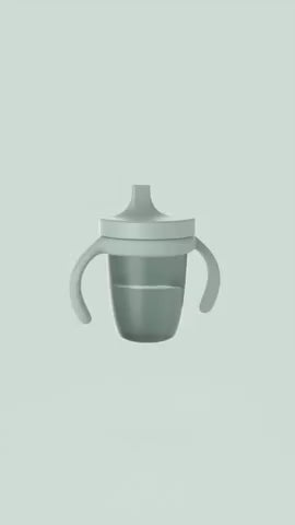 B.box Silicone Spout Cup - sage