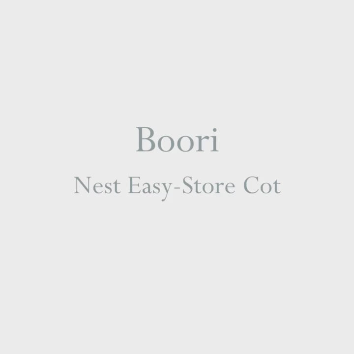 Boori Nest Easy-store Compact Cot (Airflow Mattress included)( B-NTSCCOFMAT/SWBH)