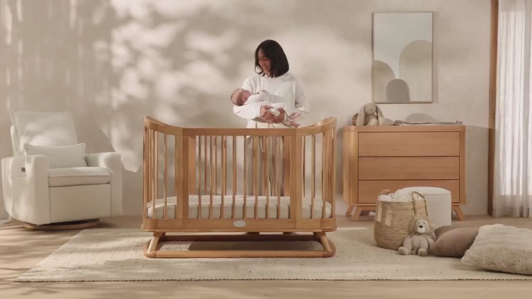 iL Tutto Luca Sustainable Timber Cot in Natural