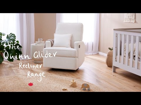 Il Tutto Quinn Recliner Glider Chair - Egg Shell