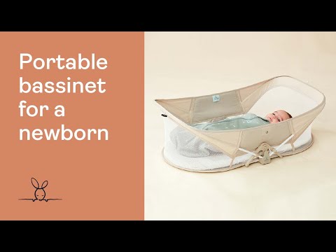 ergoPouch Easy Sleep Portable Bassinet Ecru