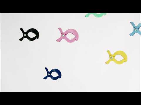 All4Ella 4 Pack pram pegs - Cream/Peach