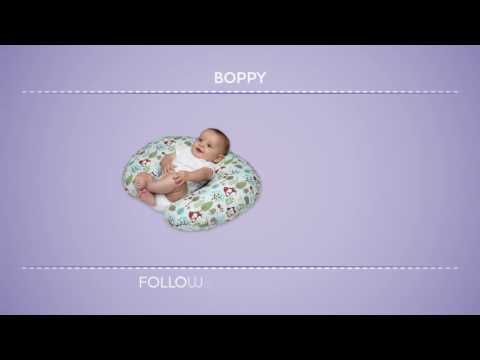 Chicco Boppy Pillow Denim Animals