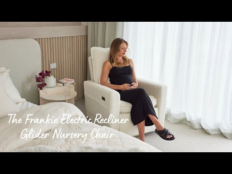 Il Tutto Frankie Electric Recliner/Glider Chair - Taupe Teddy