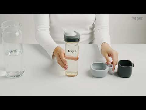 Hegen PCTO™ 450ml Lifestyle Bottle PPSU with Loop and Boot - Slate Grey