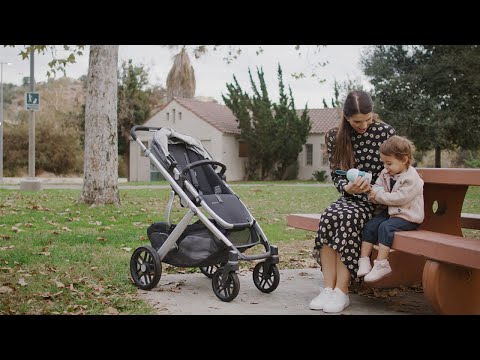 UPPAbaby VISTA V2 With Bassinet - Charcoal Melange/Carbon (Greyson)