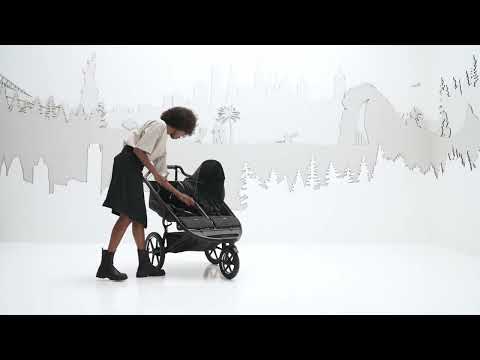Thule Urban Glide 3 double stroller black magnetic buckle (NEW)