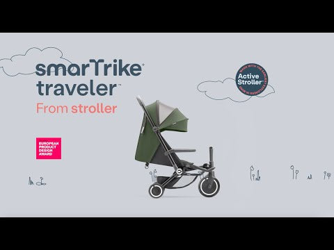 SmarTrike Traveler Four In One Convertible Stroller - Blue