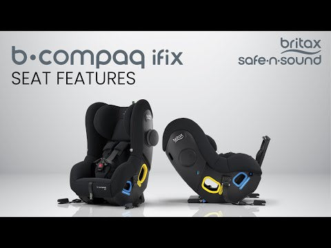 Britax Safe-n-Sound B Compaq ifix tex-Black(3675)