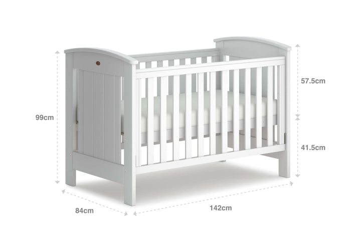 Boori Casa Cot Bed - Barley White(B-CACBD/BA)