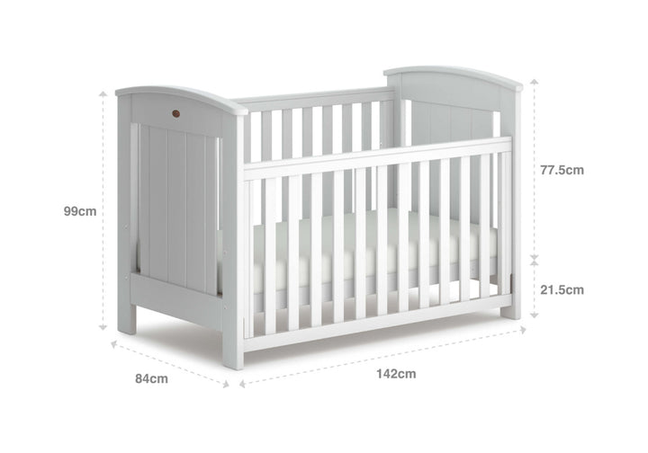 Boori Casa Cot Bed - Barley White(B-CACBD/BA)