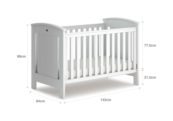 Boori Casa Cot Bed - Barley White(B-CACBD/BA)