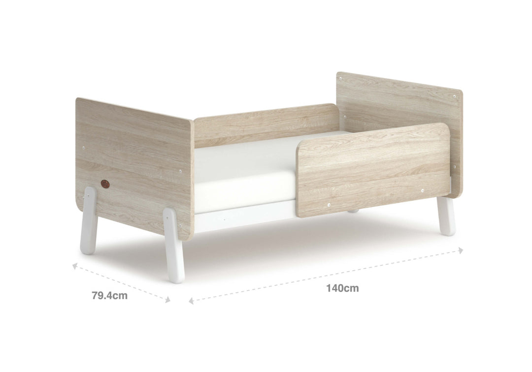 Boori Natty Cot Bed Barley White & Oak(B-NACBV24/BAOA)