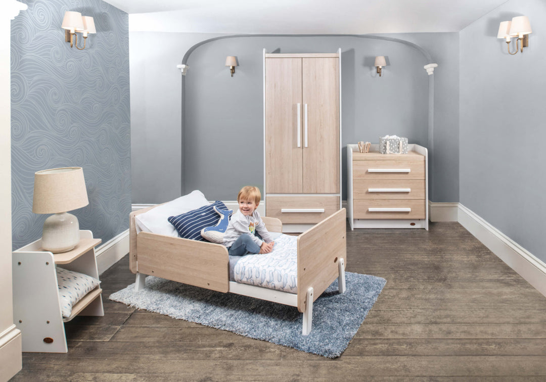 Boori Natty Cot Bed Barley White & Oak(B-NACBV24/BAOA)