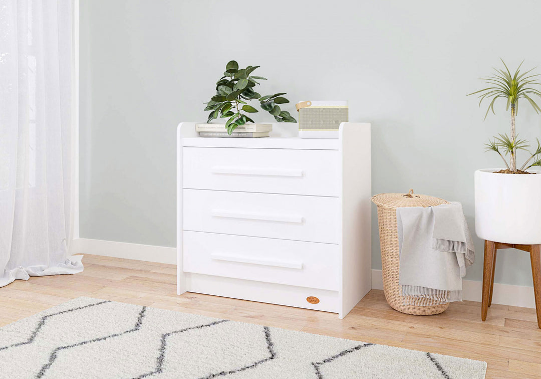 Boori Neat 3 Drawer Chest White(BK-NE3DC/BA)