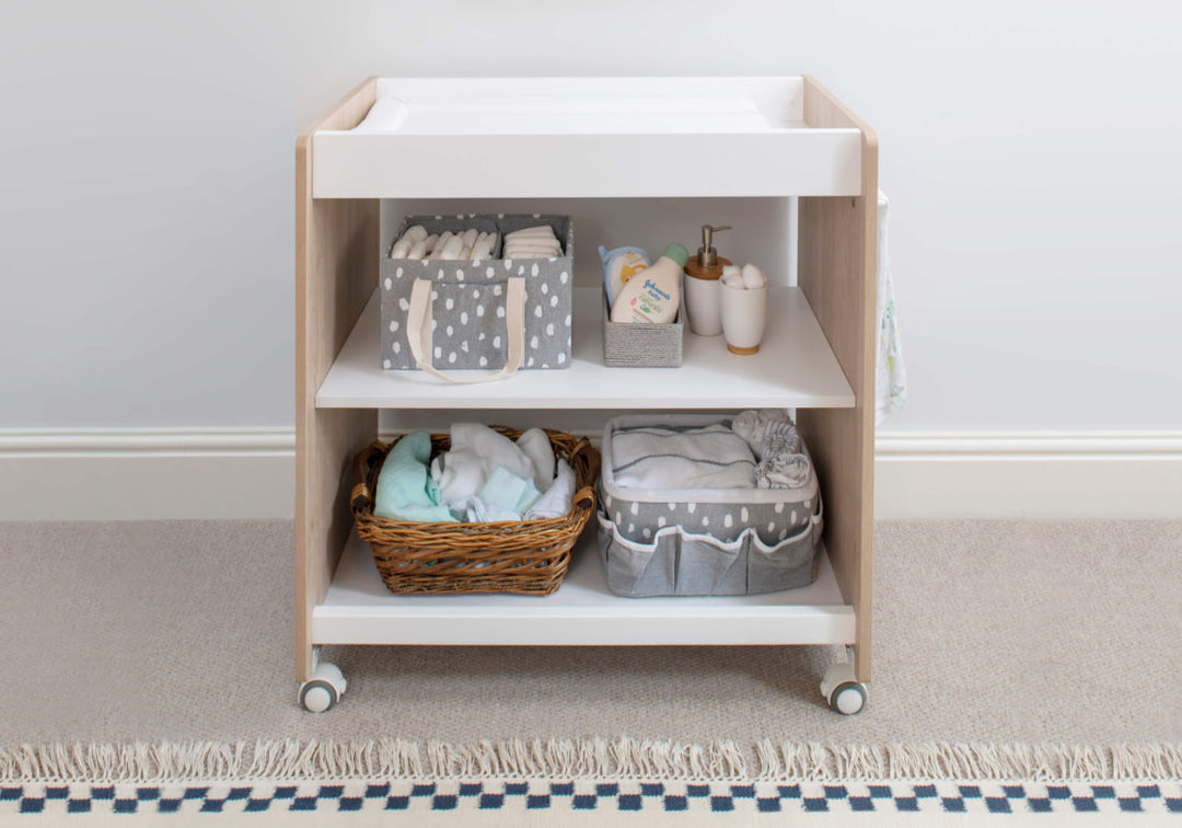 Boori Neat 3 Tier Changer-Barley White & Oak(B-NECHV21/BAOA)