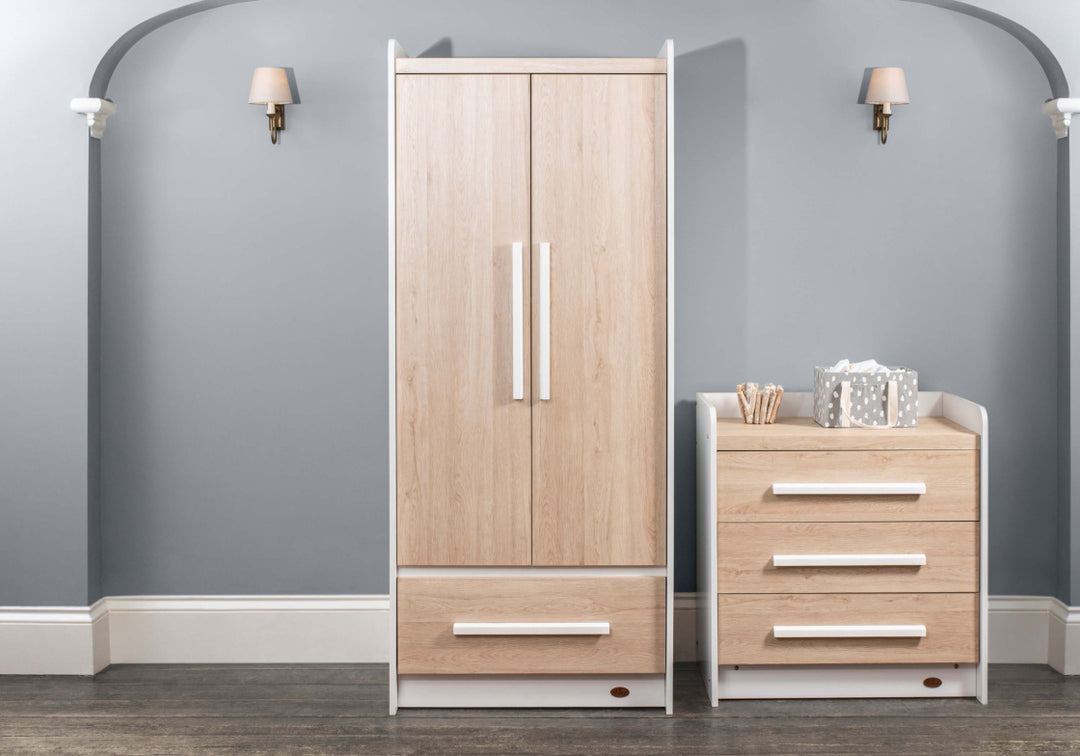 Boori Neat 2 Door Wardrobe - Barley and Oak (BK-NE2DWR/BAOA)