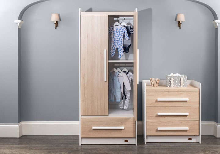 Boori Neat 2 Door Wardrobe - Barley and Oak (BK-NE2DWR/BAOA)